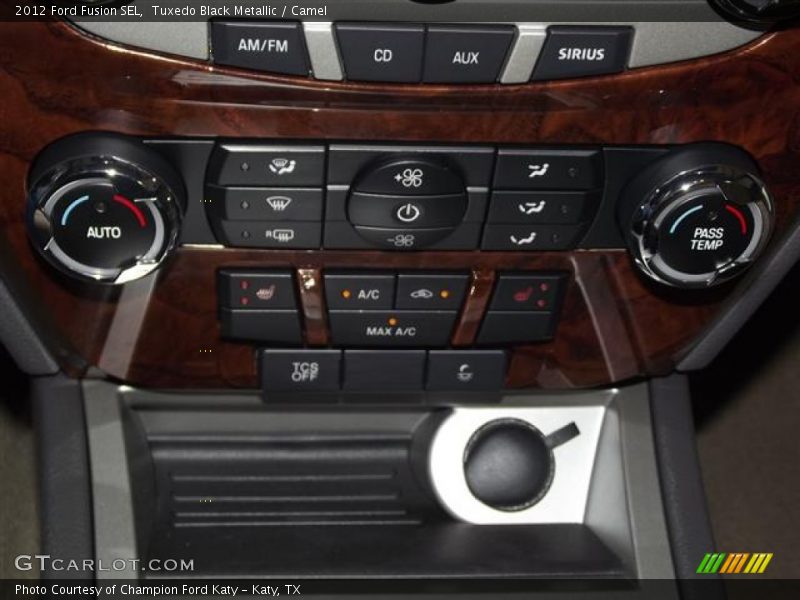 Tuxedo Black Metallic / Camel 2012 Ford Fusion SEL