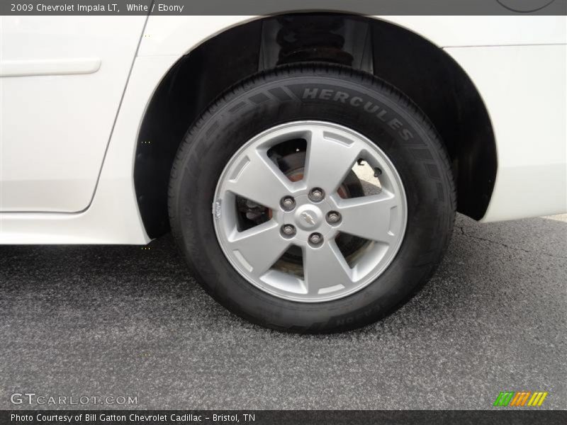 White / Ebony 2009 Chevrolet Impala LT