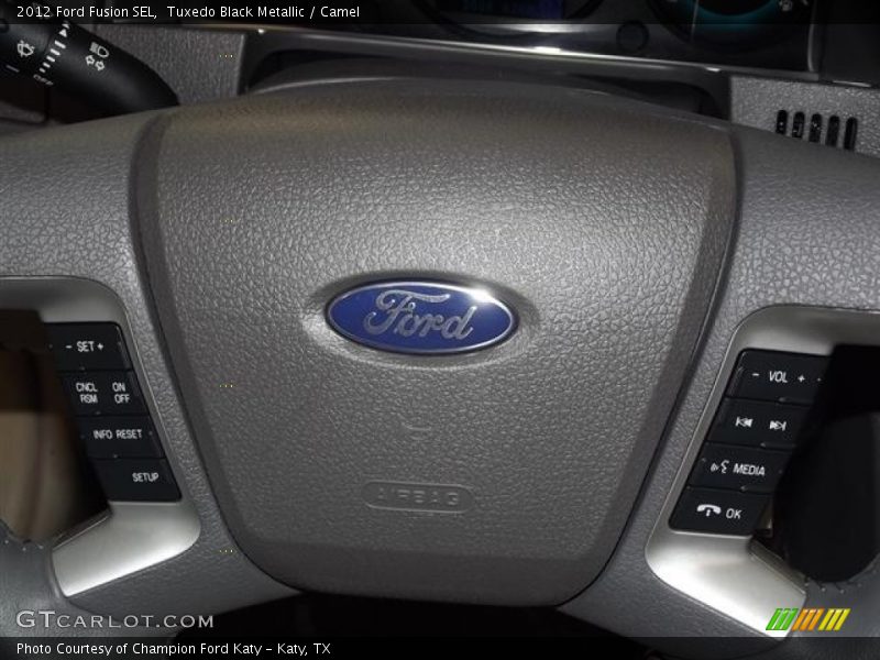 Tuxedo Black Metallic / Camel 2012 Ford Fusion SEL