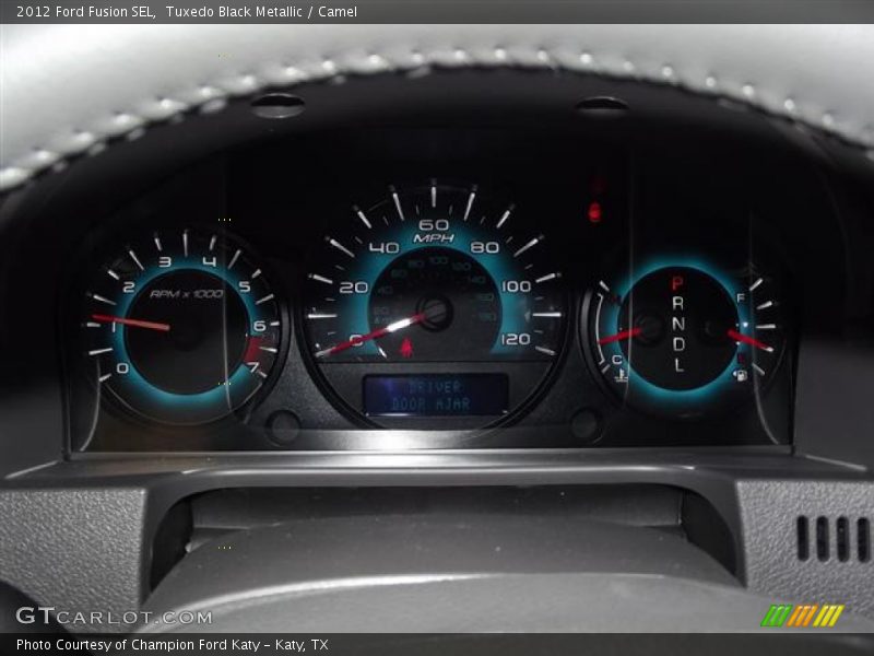 Tuxedo Black Metallic / Camel 2012 Ford Fusion SEL