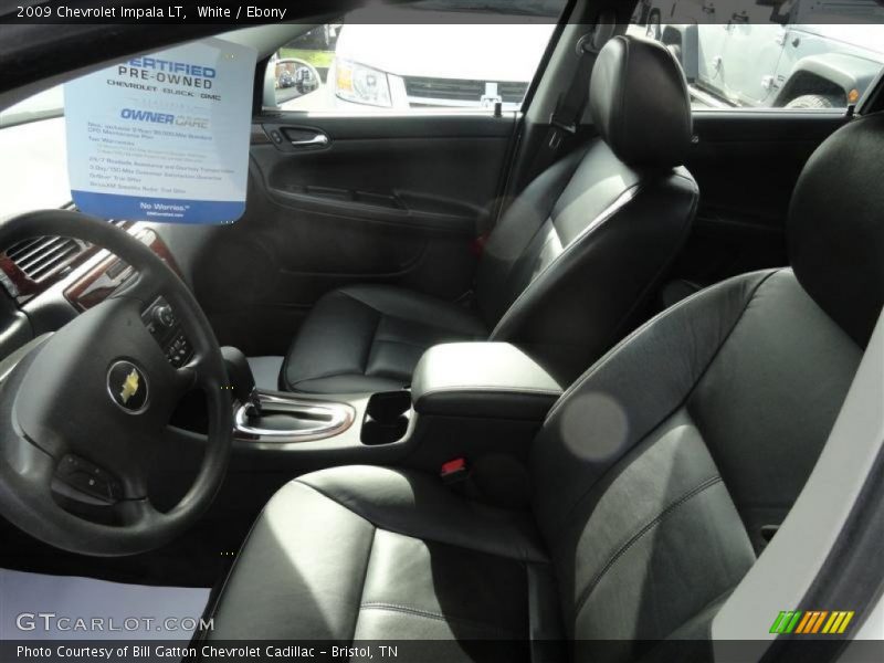 White / Ebony 2009 Chevrolet Impala LT