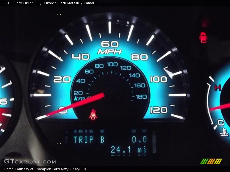 Tuxedo Black Metallic / Camel 2012 Ford Fusion SEL