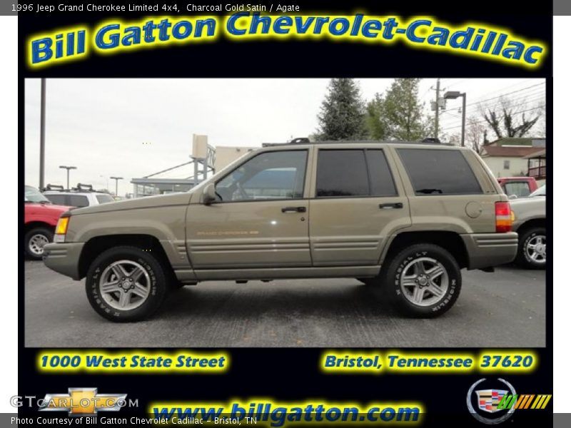 Charcoal Gold Satin / Agate 1996 Jeep Grand Cherokee Limited 4x4