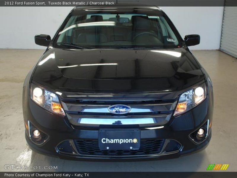Tuxedo Black Metallic / Charcoal Black 2012 Ford Fusion Sport