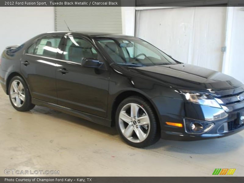 Tuxedo Black Metallic / Charcoal Black 2012 Ford Fusion Sport