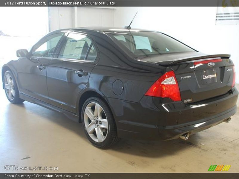 Tuxedo Black Metallic / Charcoal Black 2012 Ford Fusion Sport