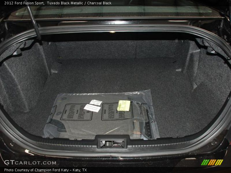 Tuxedo Black Metallic / Charcoal Black 2012 Ford Fusion Sport
