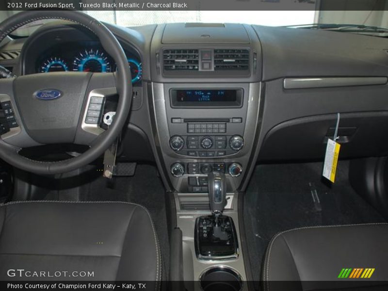 Tuxedo Black Metallic / Charcoal Black 2012 Ford Fusion Sport