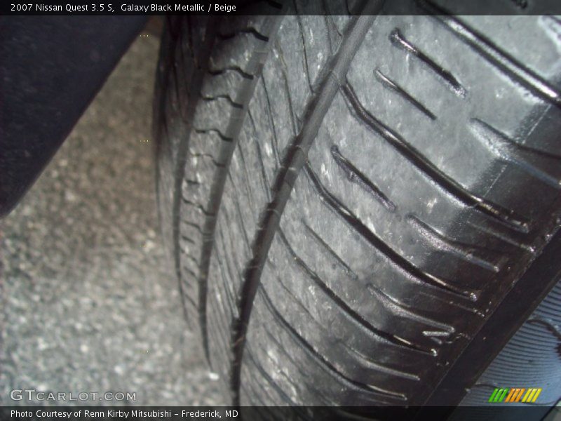 Galaxy Black Metallic / Beige 2007 Nissan Quest 3.5 S