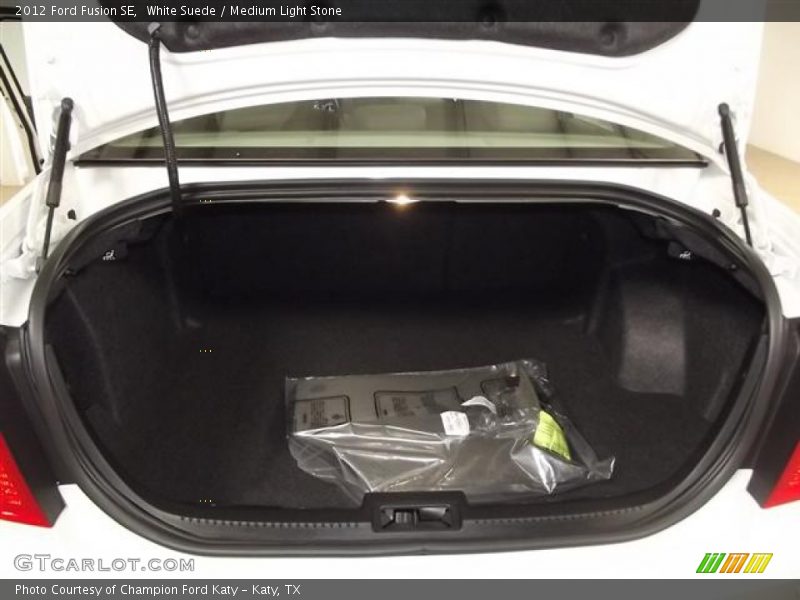 White Suede / Medium Light Stone 2012 Ford Fusion SE