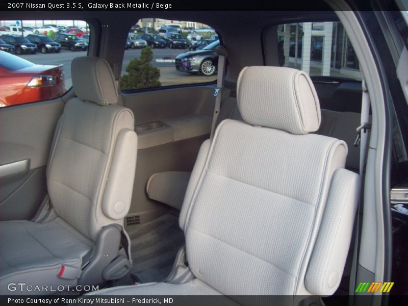 Galaxy Black Metallic / Beige 2007 Nissan Quest 3.5 S
