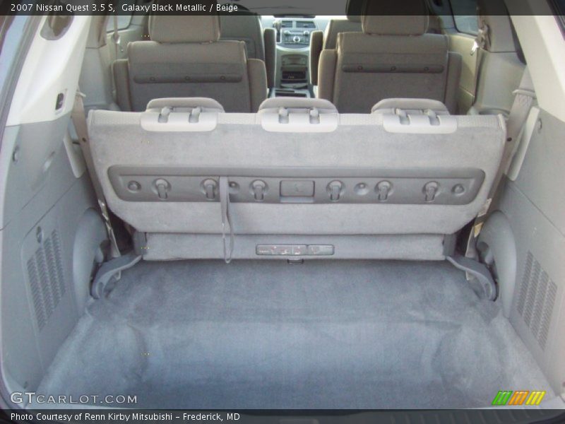 Galaxy Black Metallic / Beige 2007 Nissan Quest 3.5 S