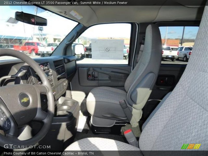 Summit White / Medium Pewter 2012 Chevrolet Express LT 3500 Passenger Van