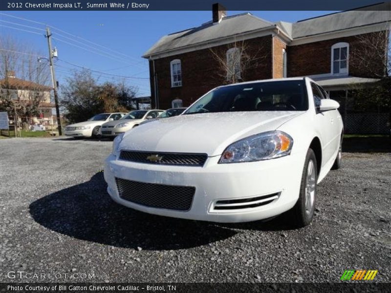 Summit White / Ebony 2012 Chevrolet Impala LT