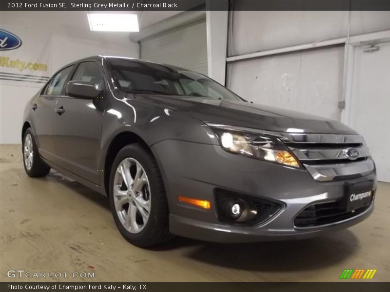 Sterling Grey Metallic / Charcoal Black 2012 Ford Fusion SE