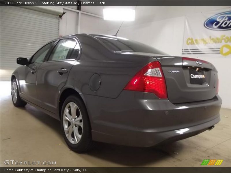 Sterling Grey Metallic / Charcoal Black 2012 Ford Fusion SE