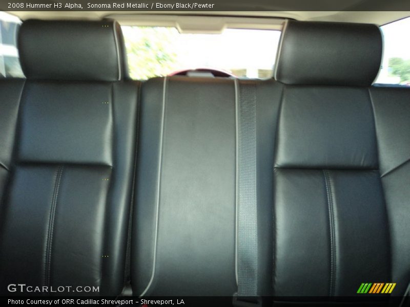 Sonoma Red Metallic / Ebony Black/Pewter 2008 Hummer H3 Alpha
