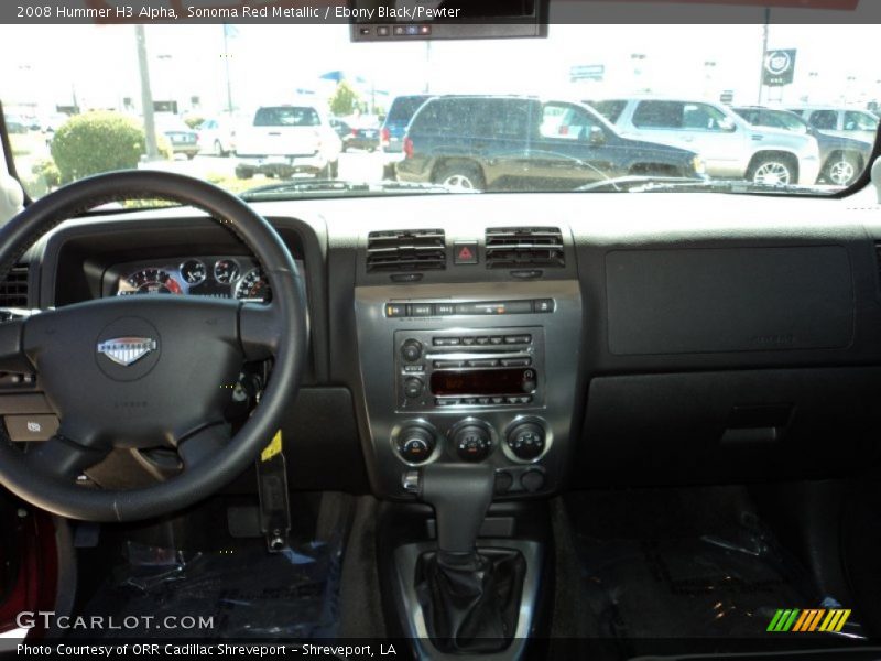Sonoma Red Metallic / Ebony Black/Pewter 2008 Hummer H3 Alpha