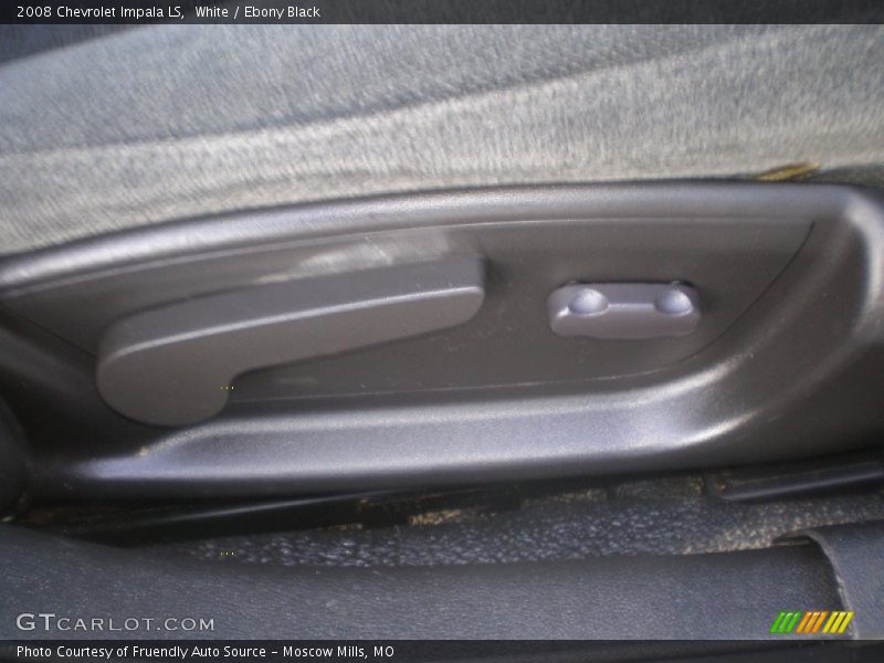 White / Ebony Black 2008 Chevrolet Impala LS