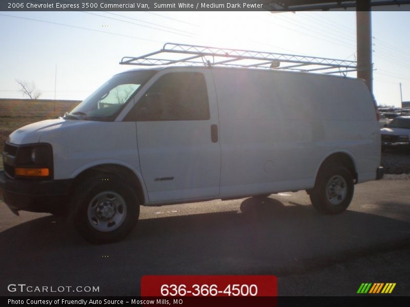 Summit White / Medium Dark Pewter 2006 Chevrolet Express 3500 Commercial Van
