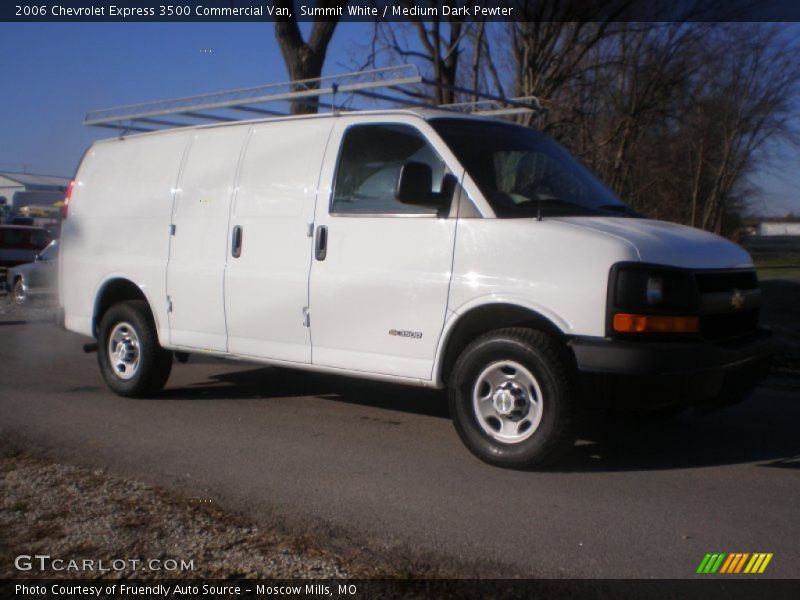 Summit White / Medium Dark Pewter 2006 Chevrolet Express 3500 Commercial Van