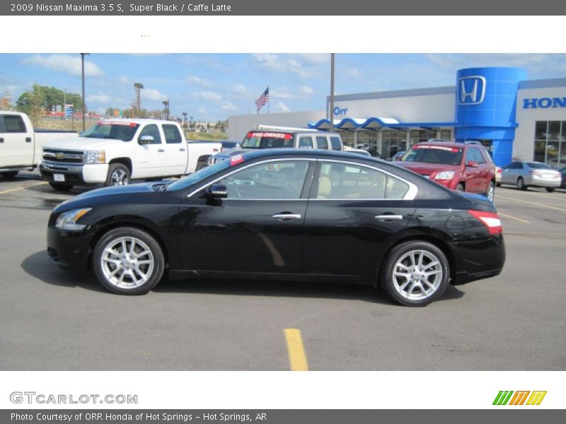 Super Black / Caffe Latte 2009 Nissan Maxima 3.5 S