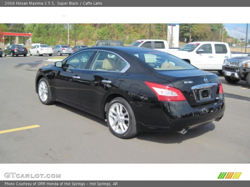 Super Black / Caffe Latte 2009 Nissan Maxima 3.5 S