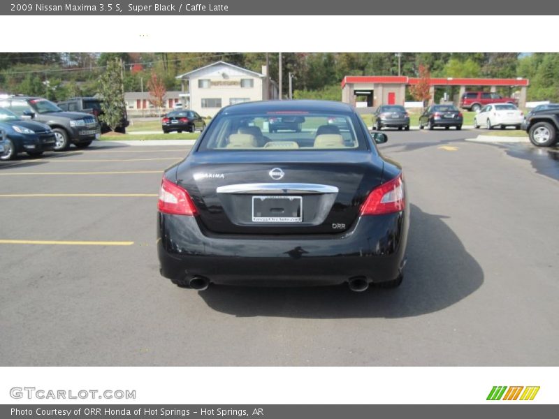 Super Black / Caffe Latte 2009 Nissan Maxima 3.5 S