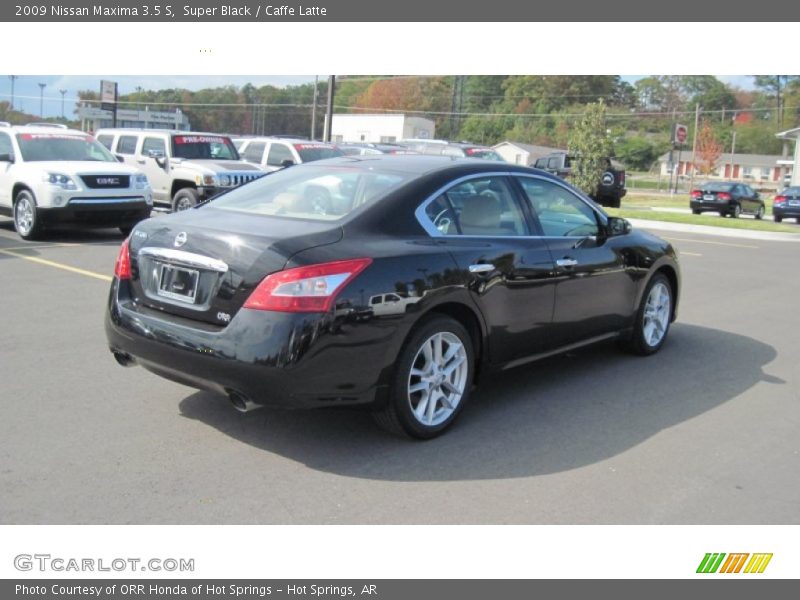 Super Black / Caffe Latte 2009 Nissan Maxima 3.5 S