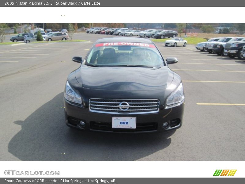 Super Black / Caffe Latte 2009 Nissan Maxima 3.5 S