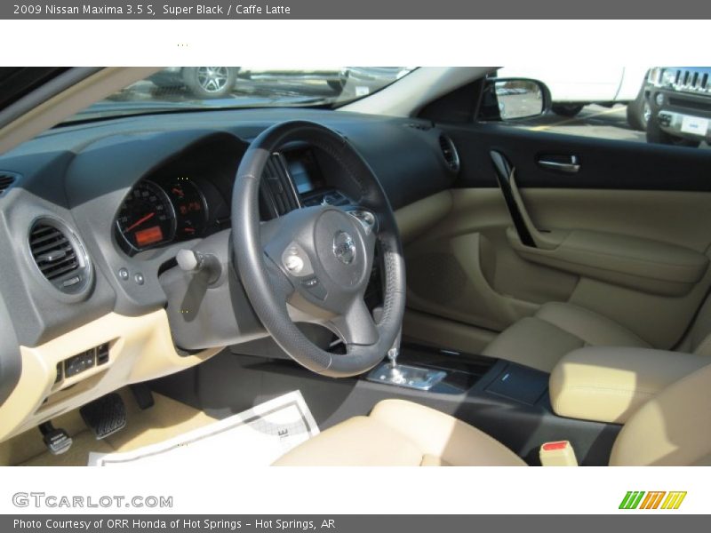 Super Black / Caffe Latte 2009 Nissan Maxima 3.5 S