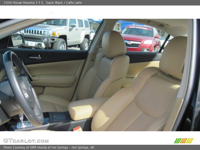 Super Black / Caffe Latte 2009 Nissan Maxima 3.5 S