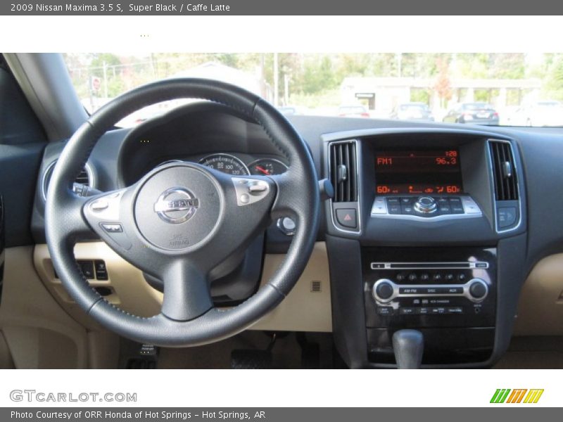 Super Black / Caffe Latte 2009 Nissan Maxima 3.5 S