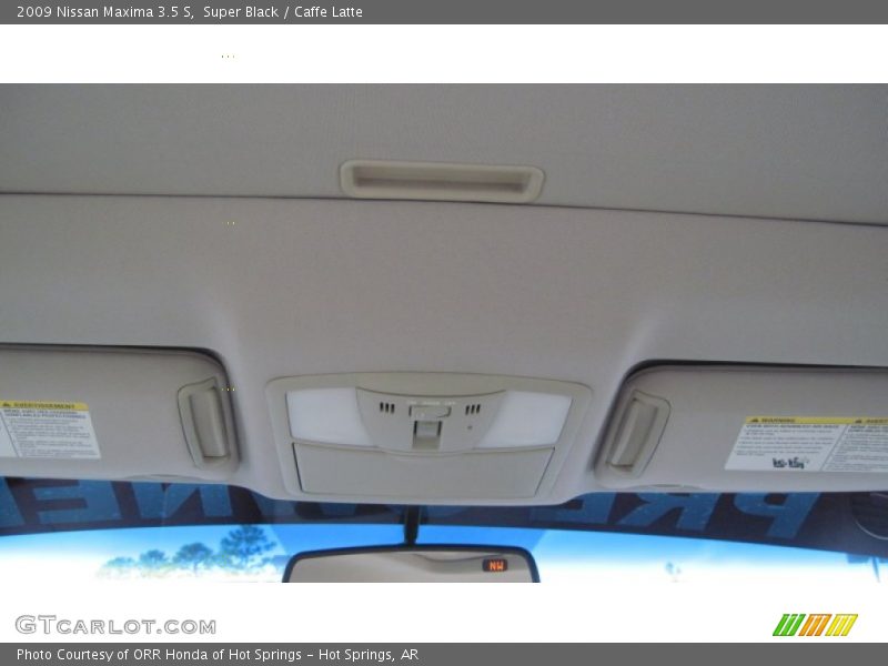 Super Black / Caffe Latte 2009 Nissan Maxima 3.5 S