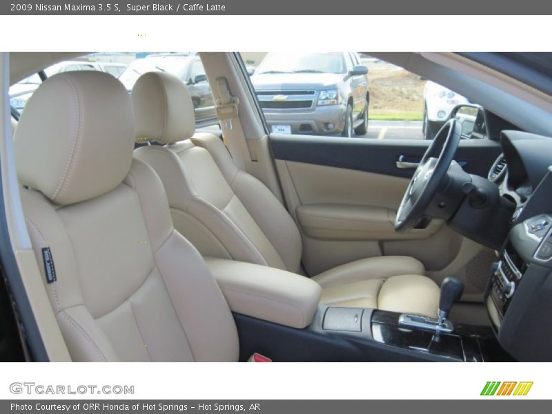 Super Black / Caffe Latte 2009 Nissan Maxima 3.5 S