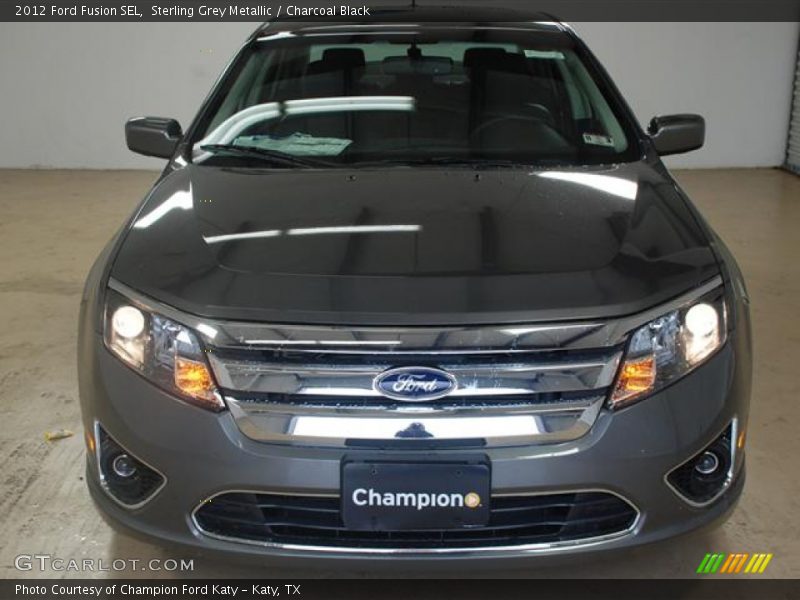 Sterling Grey Metallic / Charcoal Black 2012 Ford Fusion SEL
