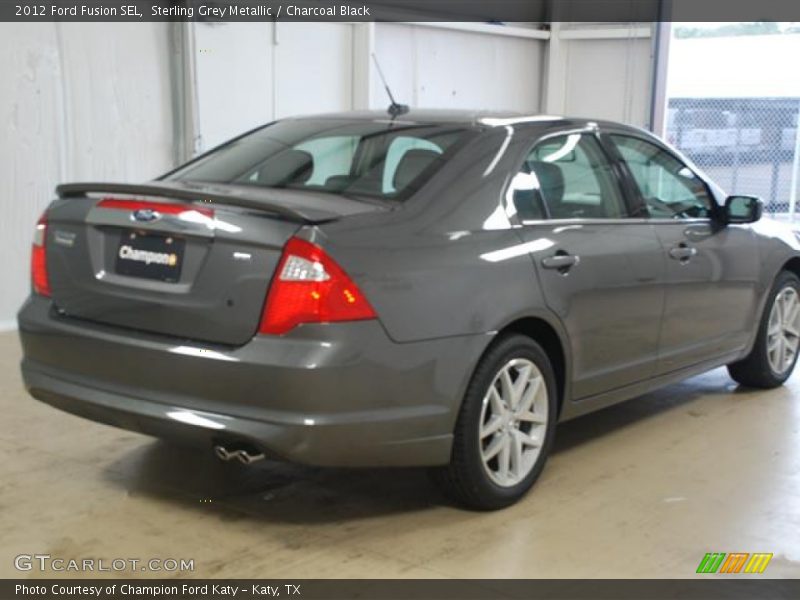 Sterling Grey Metallic / Charcoal Black 2012 Ford Fusion SEL