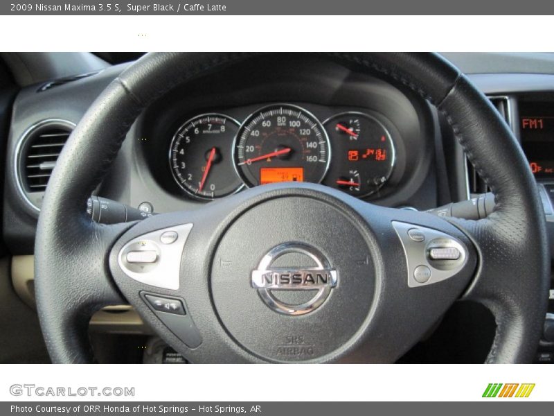 Super Black / Caffe Latte 2009 Nissan Maxima 3.5 S