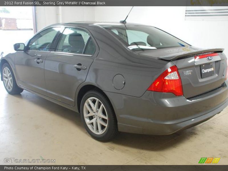 Sterling Grey Metallic / Charcoal Black 2012 Ford Fusion SEL