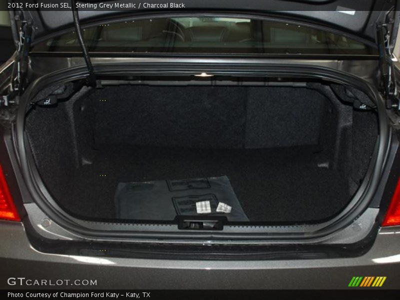 Sterling Grey Metallic / Charcoal Black 2012 Ford Fusion SEL