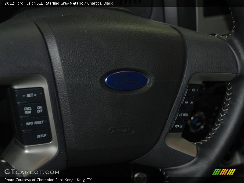 Sterling Grey Metallic / Charcoal Black 2012 Ford Fusion SEL