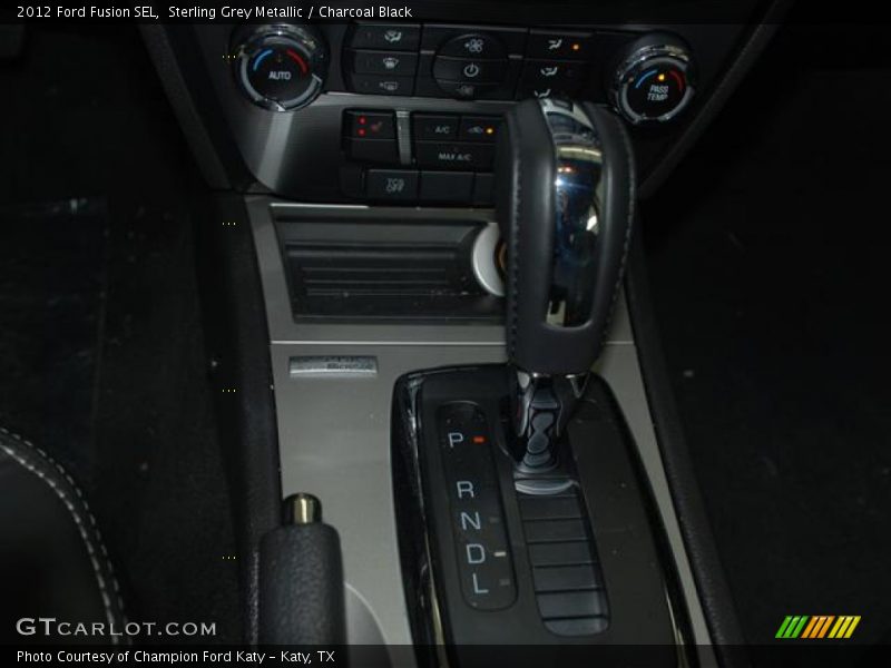 Sterling Grey Metallic / Charcoal Black 2012 Ford Fusion SEL