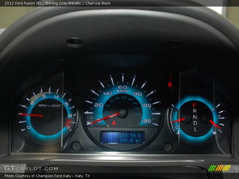 Sterling Grey Metallic / Charcoal Black 2012 Ford Fusion SEL