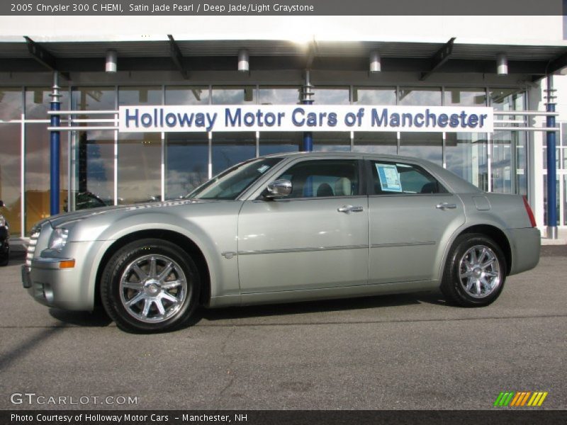Satin Jade Pearl / Deep Jade/Light Graystone 2005 Chrysler 300 C HEMI