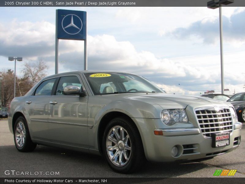 Satin Jade Pearl / Deep Jade/Light Graystone 2005 Chrysler 300 C HEMI