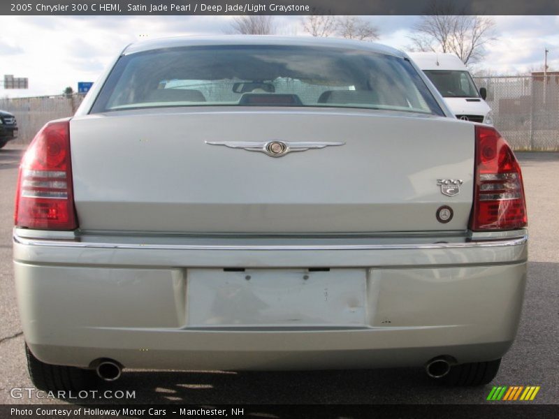 Satin Jade Pearl / Deep Jade/Light Graystone 2005 Chrysler 300 C HEMI