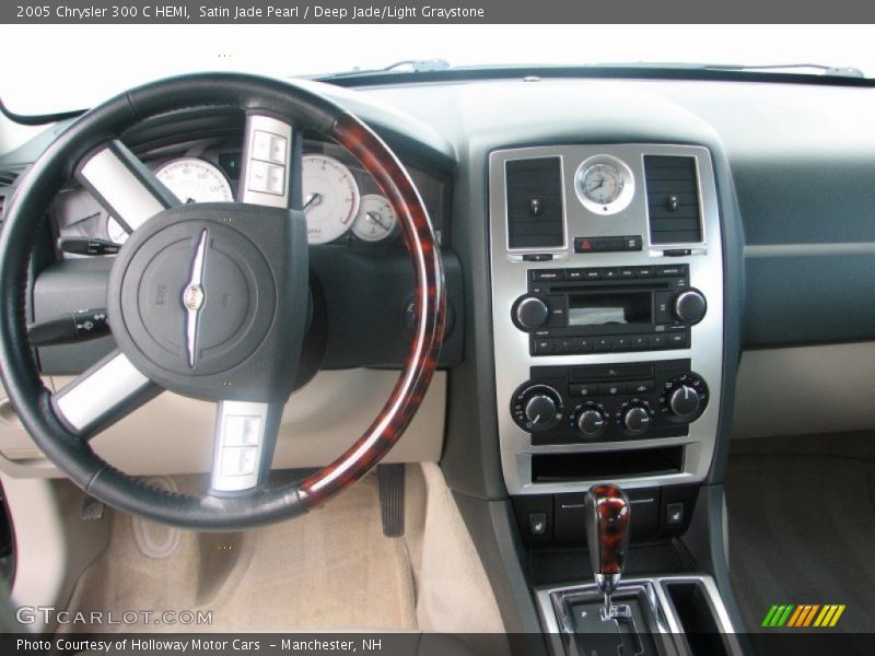Satin Jade Pearl / Deep Jade/Light Graystone 2005 Chrysler 300 C HEMI