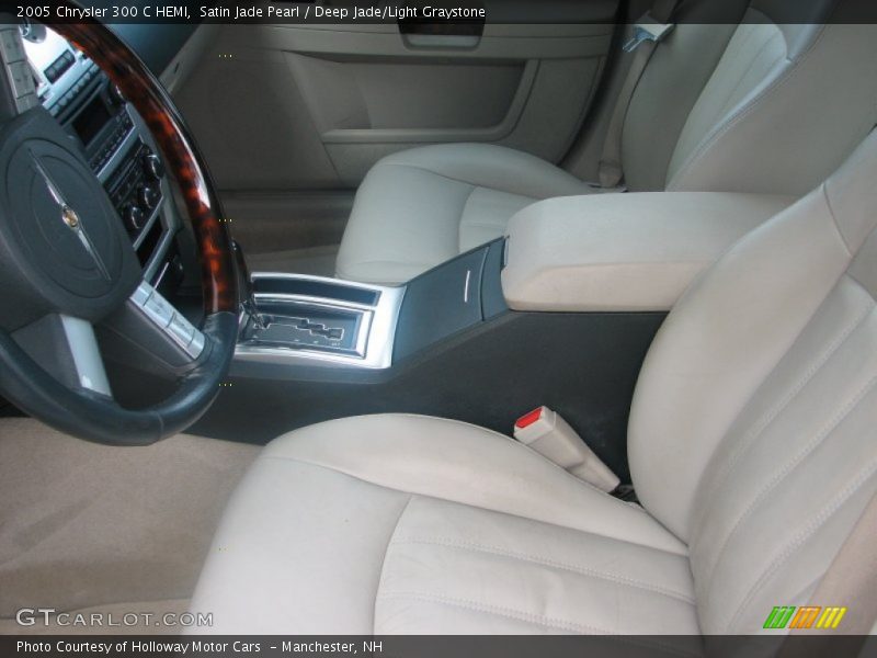 Satin Jade Pearl / Deep Jade/Light Graystone 2005 Chrysler 300 C HEMI