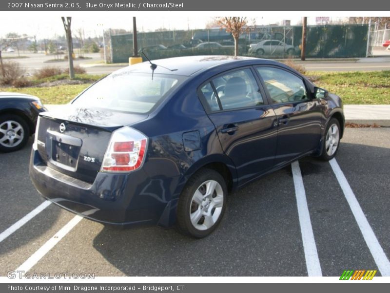 Blue Onyx Metallic / Charcoal/Steel 2007 Nissan Sentra 2.0 S