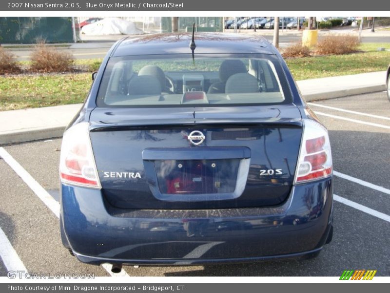 Blue Onyx Metallic / Charcoal/Steel 2007 Nissan Sentra 2.0 S